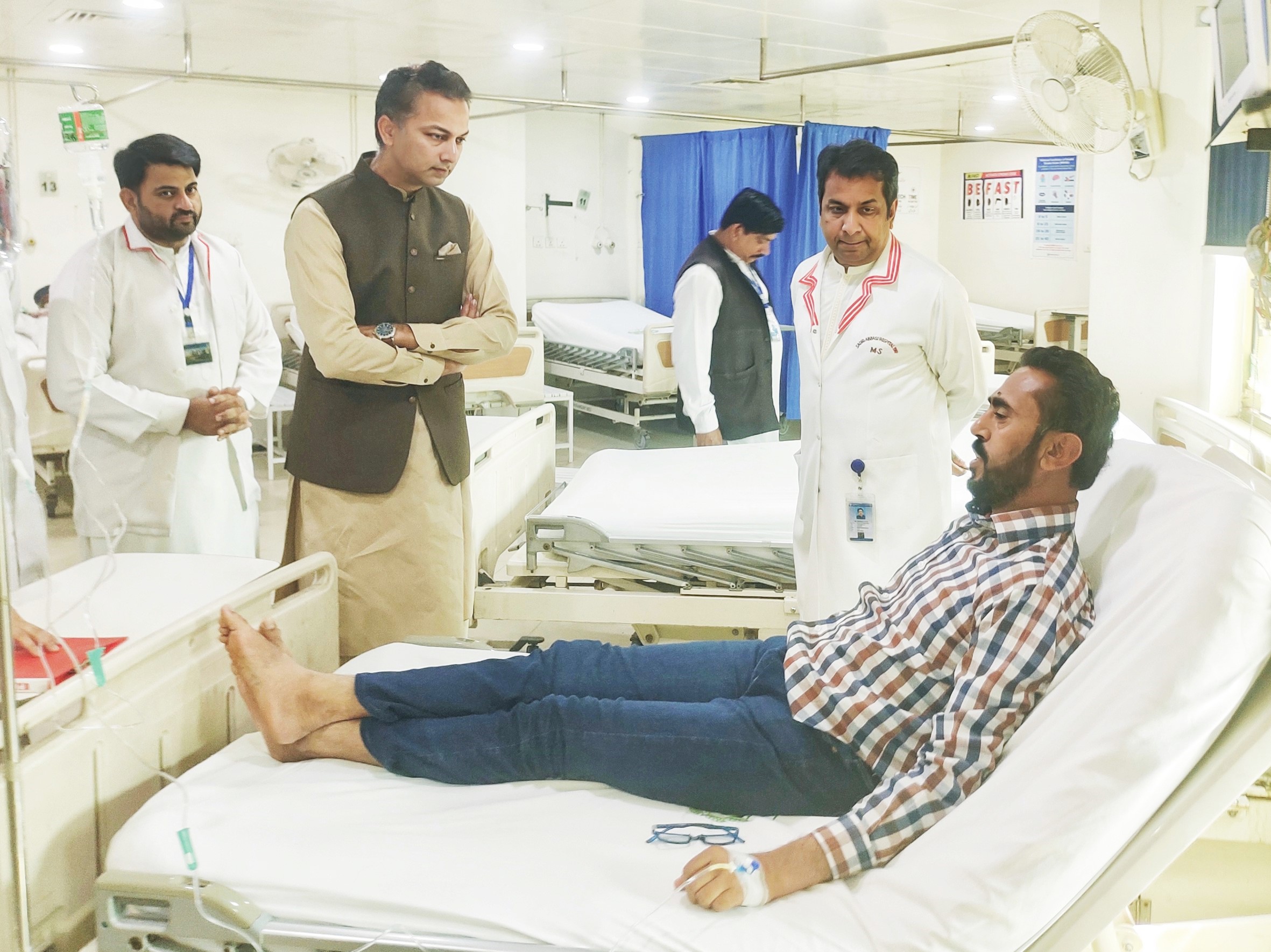 ڈپٹی کمشنرسید حسن رضاکا سرصادق عباسی ہسپتال کا دورہ،طبی سہولیات کا جائزہ لیا