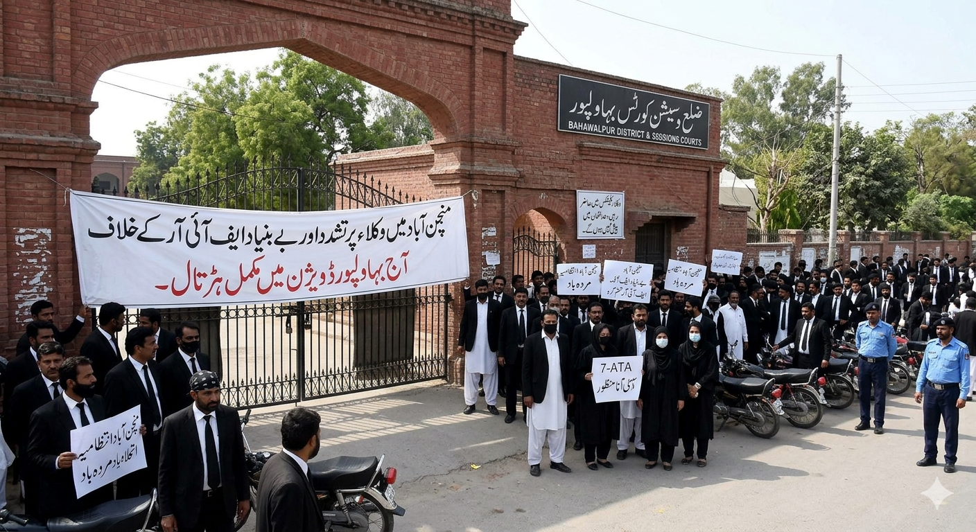 بہاولپور ڈویژن میں وکلاء کی ہڑتال کا اعلان