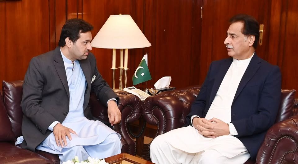ڈپٹی اسپیکر پنجاب اسمبلی ملک ظہیر اقبال چنڑ کی اسپیکر قومی اسمبلی سردار ایاز صادق سے ملاقات